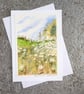Daisies. Blank Card. Original Painting. 260173