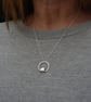 Perfectly Imperfect - Sterling Silver Wave Pendant - Image 6
