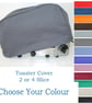 Toaster Cover Grey Dualit 2 Slice Toaster Dust Cover NOT PADDED - Image 6