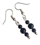 Blue Goldstone Tapered Necklace & Earrings Handmade Jewellery Gift Set  - Image 7