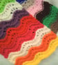 Child's Multi Coloured Scallop Patterned Scarf, Children's Scarf, Winter Warmer - Image 8