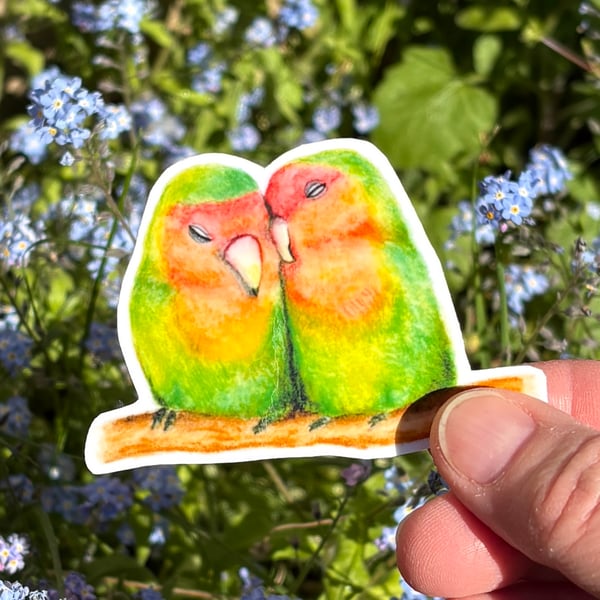 Lovebirds Sticker