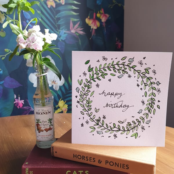 Birthday Card- Green