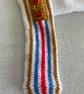 White jumper with coloured stripes  - Image 7