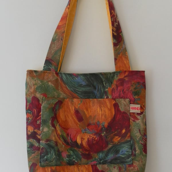 Small, Reversible Tote, Shoulder Bag 