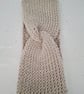 Crocheted ear warmer - putty grey - Image 4