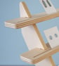 6 Tier Display Shelf Stand with Grooves for Crafts Shows and Markets, Countertop - Image 2