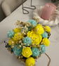 Luxury Handmade Flower Candle Arrangement in Decorative Handbag Box – Unique Gif - Image 4
