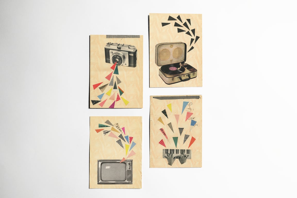 Vintage Postcard Set - The Weekend