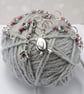 The Robin & The Birdhouse - Silver Numbered Knitting Chain Row Counter - Image 1