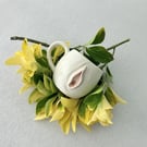 Handmade Porcelain Vulva Cup, Handmade Porcelain Vagina Mug, Boobs Tea Mug