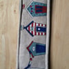 Bookmark with beach huts