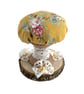 Floral Mushroom Pin Cushion with Pastel Flowers - Image 8