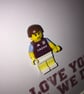 ASTON VILLA - Framed custom Lego minifigure - Awesome art work - Image 3