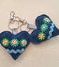 Reclaimed Denim Pocket Hug, Bag Charm – Detachable Keychain (Free Postage) - Image 2