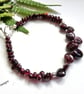Designer Ruby Red Garnet Bracelet - Image 1