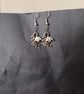 Silver dragon charm dangle earrings  - Image 4