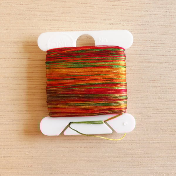 Autumn Forest - 50m, Handdyed Embroidery Silk