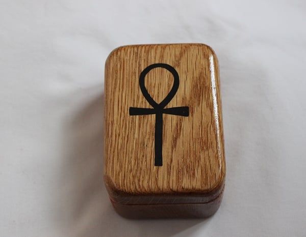 Oak Inlaid Jewellery - Trinket Box (WBI6)