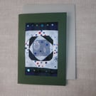 Individually Hand Crafted Textile Christmas Blank Card