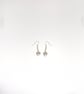 Silver plated heart earrings - Image 2