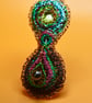 Double drop brooch - recycled  - Image 10