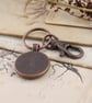 Copper Wedding Anniversary Gift for Husband - Handmade Steampunk Keychain - Image 8