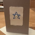 Embroidered star Christmas tree