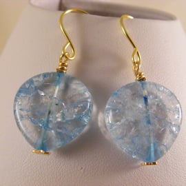 Blue Quartz Drop Earrings