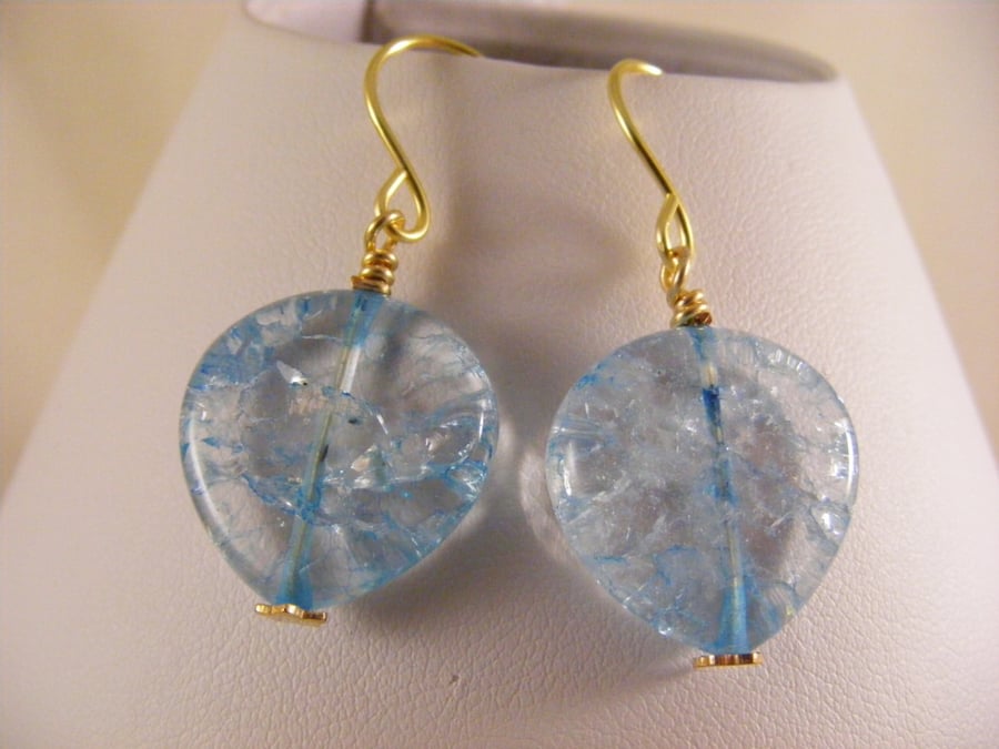 Blue Quartz Drop Earrings