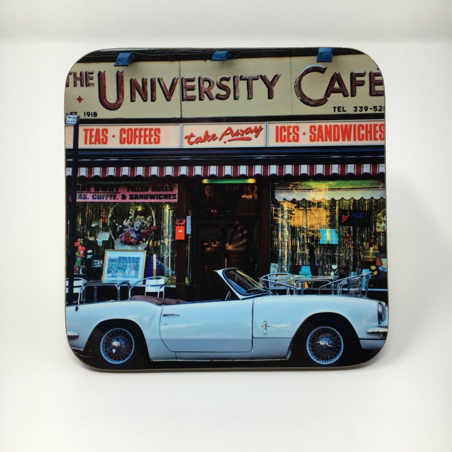 ‘University Cafe’ coaster FREE DELIVERY