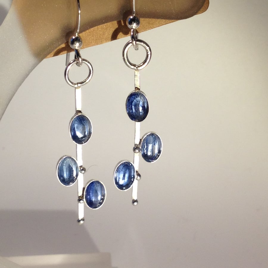 Kyanite 'Bright lights' earrings