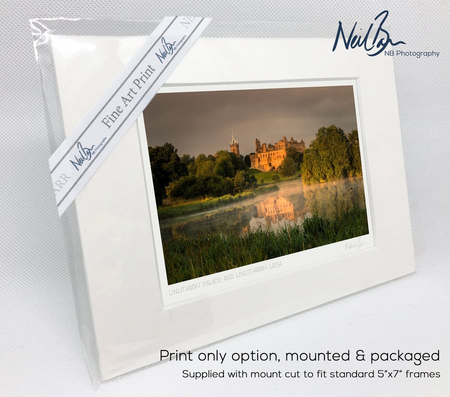 Linlithgow Palace West Lothian Scotland - A6 (7" x 5") Unframed Print