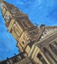 Art Print Bolton Town Hall - Lancashire - Fine Art - A5 Size (A4 also available) - Image 6