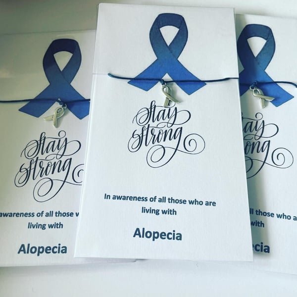 In awareness and support of alopecia wish bracelet 