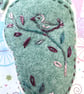 Hanging decoration of a baby footprint - new baby, christening, christmas  - Image 7