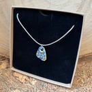 Handmade Unique Pendant, One of a Kind Eco Friendly Gifts, Sterling Silver.