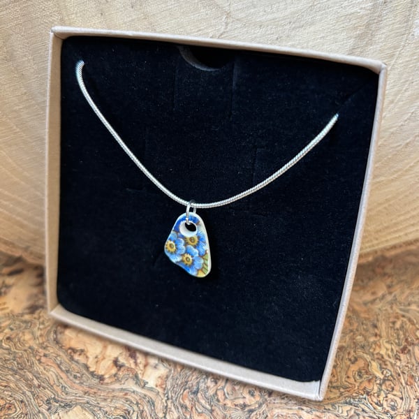 Handmade Unique Pendant, One of a Kind Eco Friendly Gifts, Sterling Silver.