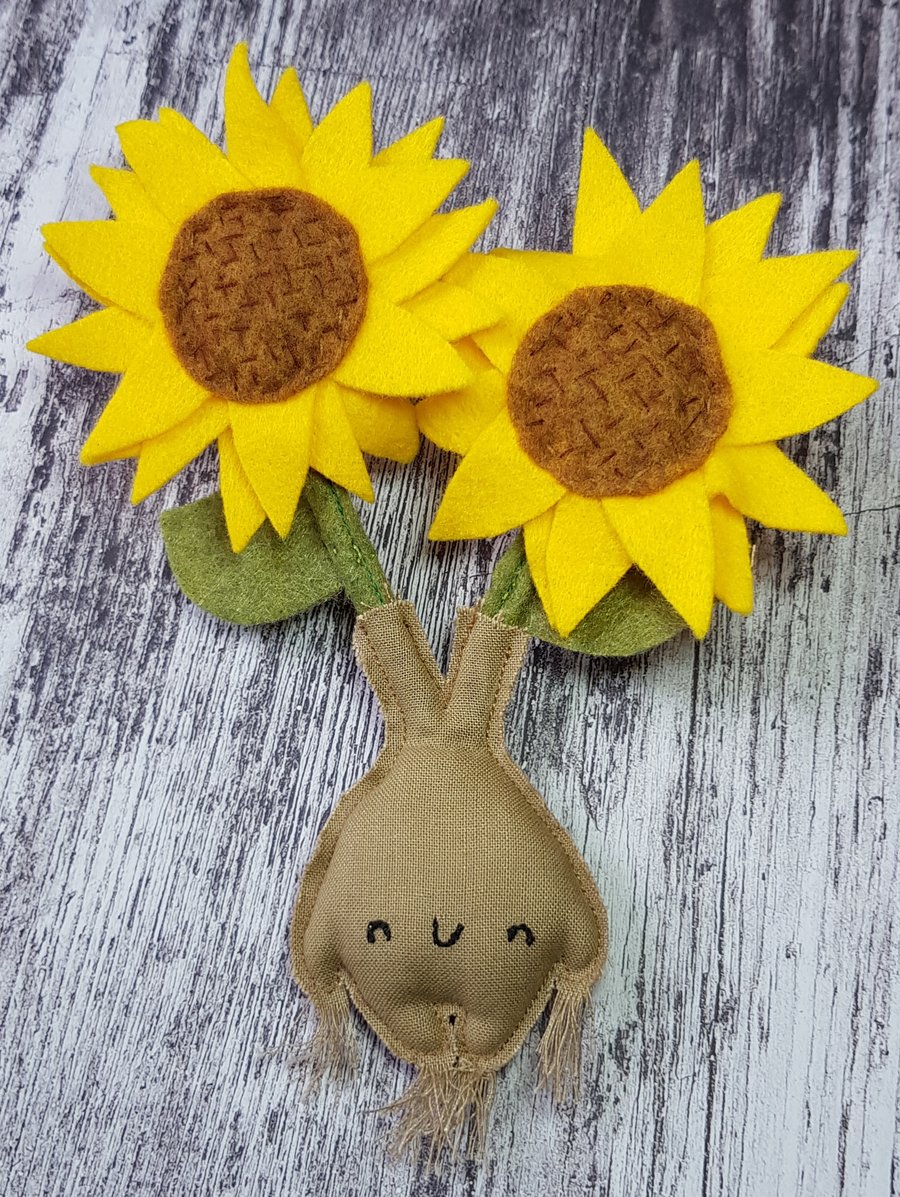 Sunflower Mandrake Hanging Decoration