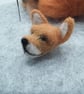 Needle Felted Fox Brooch 