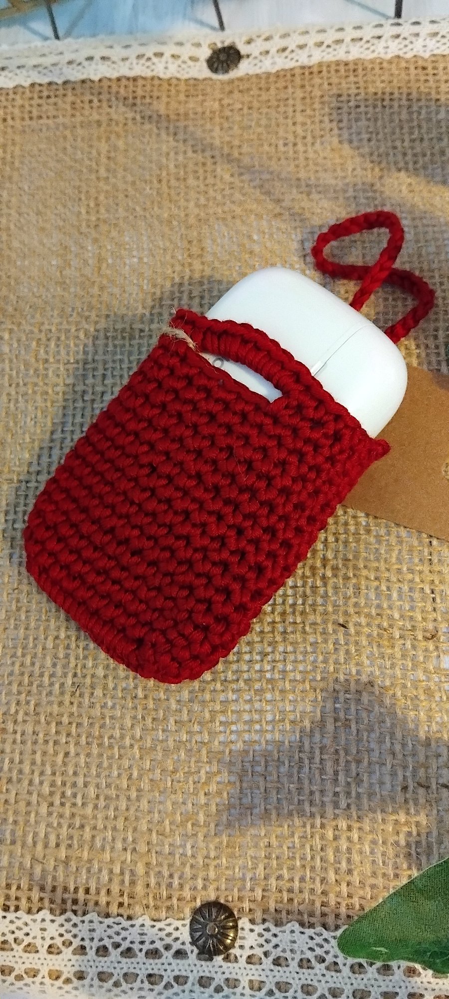 Crochet Air pod Bag charm