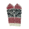owl wool mittens, bird lover mittens, hand knitted mittens, handknit mittens,