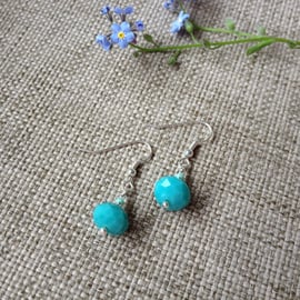 Aqua-Blue Earrings 