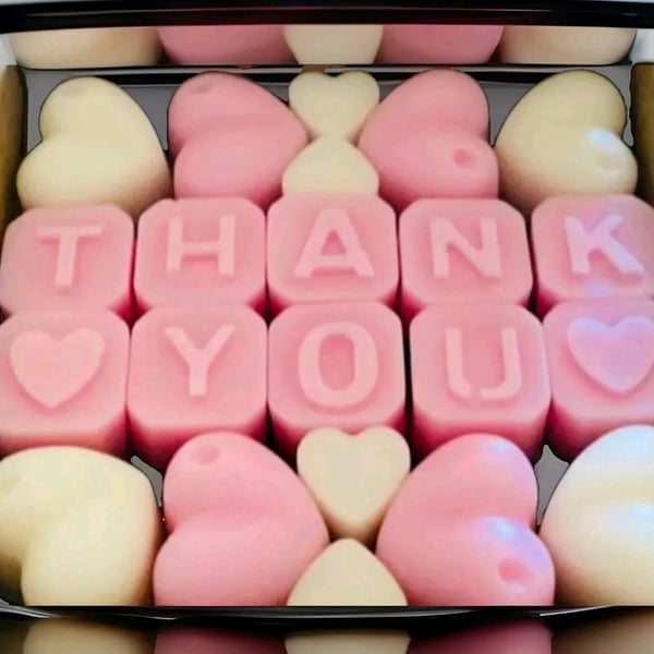 Handmade Thank You Wax melt gift box soy wax melts