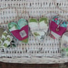 Patchwork heart bunting - With Love  60cm 