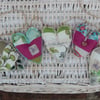Patchwork heart bunting - With Love  60cm 