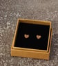 Reclaimed copper heart studs - Image 5