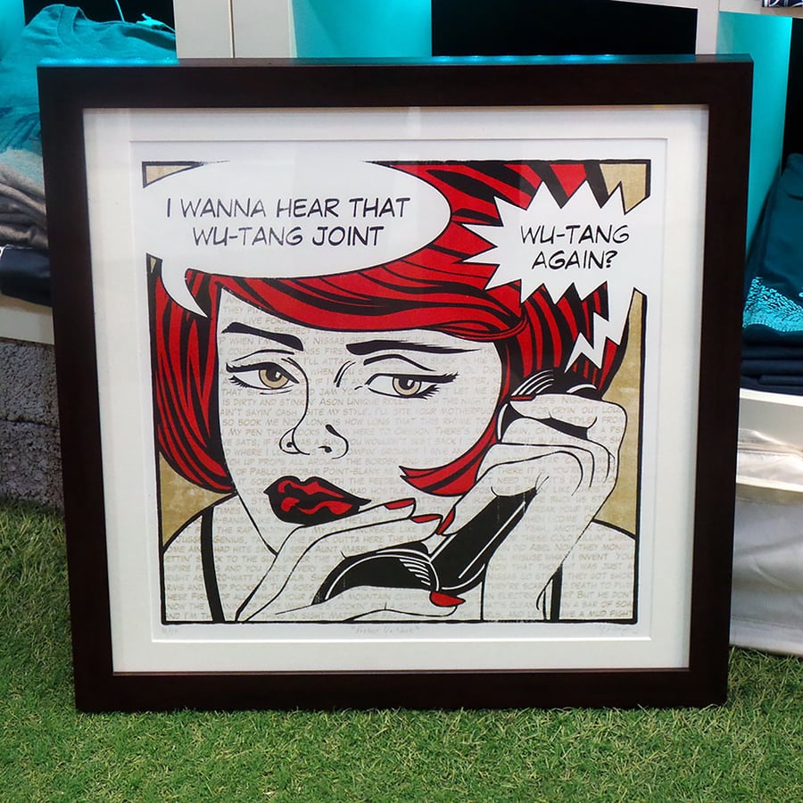 Protect Ya Neck Screen Print - Pop Art inspired Wu-Tang Clan limited edition