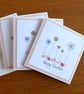 Pack of 3 Mini Easter Cards - Flowers and Sequins - Image 4