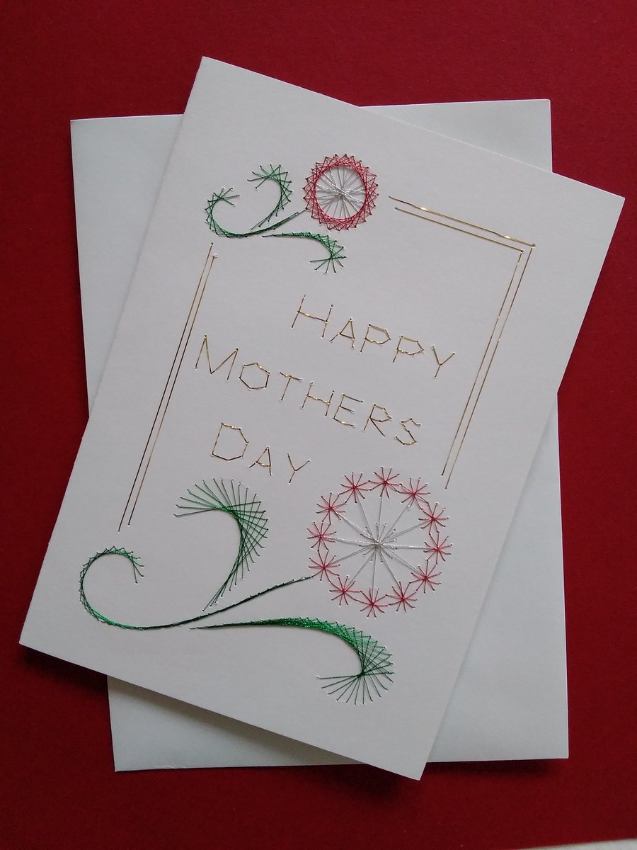 Floral Mothers Day Card.